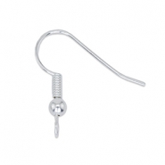 Beadalon Earrings Ball & Spring Argent&eacute;