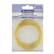 Beadalon Memory Wire Large Bracelet Dor&eacute;