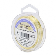 20 Gauge Artistic Wire Plaqu&eacute; argent champagne