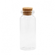 Mini-flacons de v&oelig;ux avec bouchon de li&egrave;ge 7x3cm Transparent