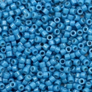 Perles Miyuki delicas 11/0 Duracoat opaque dyed juniper berry blue DB-2135