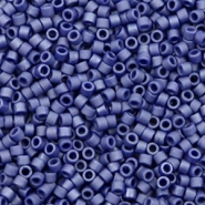 Perles Miyuki delicas 11/0 Metallic matte royal blue DB-377