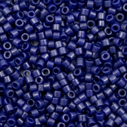Perles Miyuki delicas 11/0 Duracoat opaque matte dyed cobalt blue DB-2144