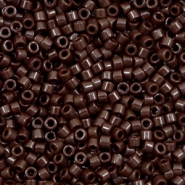 Perles Miyuki delicas 11/0 Opaque chocolate brown DB-734