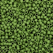 Perles Miyuki delicas 11/0 Opaque matte avocado green DB-1585
