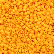 Perles Miyuki delicas 11/0 Duracoat opaque dyed light squash yellow DB-2103