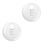 Breloques en m&eacute;tal Basic Quality lettre E Argent&eacute; antique (sans nickel)