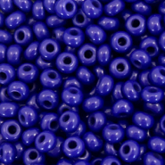 Rocailles Preciosa 6/0-33070 Opaque naturel-Bleu marine