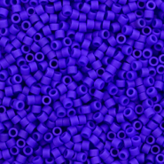 Perles Miyuki d&eacute;licas 11/0 Opaque matte cobalt blue DB-756