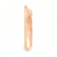 Pierres naturelles pendentifs Quartz P&ecirc;che-orange clair