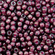 Perles de rocailles Miyuki 8/0 Fancy lined aubergine purple 8-386