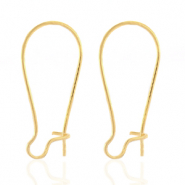Boucles d'oreilles en acier inox Dor&eacute;