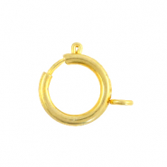 Appr&ecirc;ts en acier inox fermoir bou&eacute;e 12mm Dor&eacute;