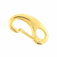 Appr&ecirc;ts en acier inox fermoir mousqueton 23mm Dor&eacute;