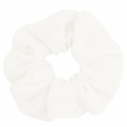 Chouchous pour cheveux tiss&eacute; Blanc