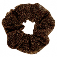 Chouchous pour cheveux paillet&eacute;s Marron dor&eacute;