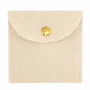 Sachet &agrave; bijoux Beige