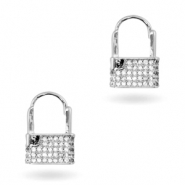 Boucles d'oreilles en Zirconium Argent&eacute;