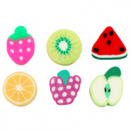 Perles en polym&egrave;re fruit mix Multicolore