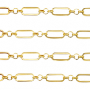 Appr&ecirc;ts en acier inox cha&icirc;ne maille jaseron maillons Dor&eacute;