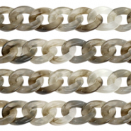 Cha&icirc;ne acrylique 19mm Gris