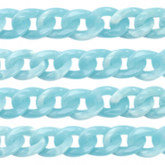 Cha&icirc;ne acrylique 19mm Bleu clair