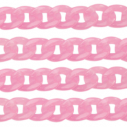 Cha&icirc;ne acrylique 19mm Rose