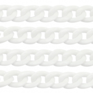 Cha&icirc;ne acrylique 19mm Blanc