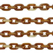 Cha&icirc;ne acrylique 15mm Marron