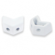 Perles tile fl&egrave;che Blanc