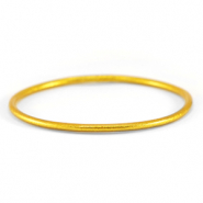Bracelet jonc type bouddhiste 3mm taille M Dor&eacute;