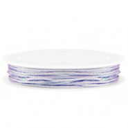Fil macram&eacute; tress&eacute; 1mm Violet lilas m&eacute;tallique