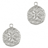 Breloques en métal DQ soleil Argenté antique (sans nickel)