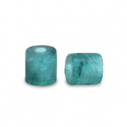 Pierres naturelles Quartz disc 2x2mm Vert oc&eacute;an