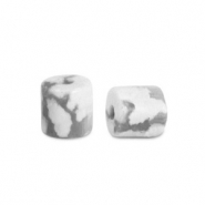 Pierres naturelles Magn&eacute;site disc 2x2mm Blanc marbre