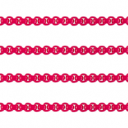 Cha&icirc;ne maille jaseron 3mm Rose magenta