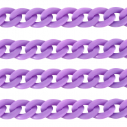 Cha&icirc;ne acrylique 22mm mat Violet p&eacute;tale