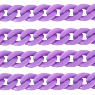 Cha&icirc;ne acrylique 18mm mat Violet p&eacute;tale