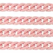 Cha&icirc;ne acrylique 18mm mat Rose clair