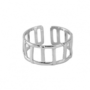 Bagues en acier Inox Argent&eacute;