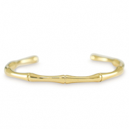 Bracelets en acier Inox jonc Dor&eacute;