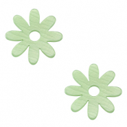 Pendentifs Polaris Elements Lucido fleur Vert p&acirc;le