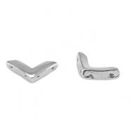 Perles tile fl&egrave;che Argent&eacute;