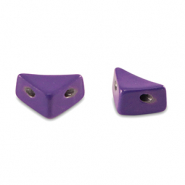 Perles tile triangle Violet raisin