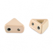 Perles tile triangle Beige abricot