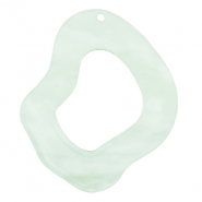 Pendentifs en r&eacute;sine organique Vert menthe n&eacute;on