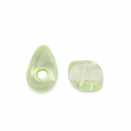 Perles acryliques Chips Transparent vert clair