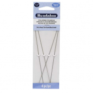 Beadalon collapsible eye needle 12.7cm (Extra Heavy) Argent&eacute;