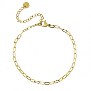 Bracelets en acier Inox Dor&eacute;