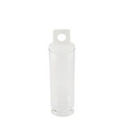 Plateau de rangement pour bijoux tube petit transparent